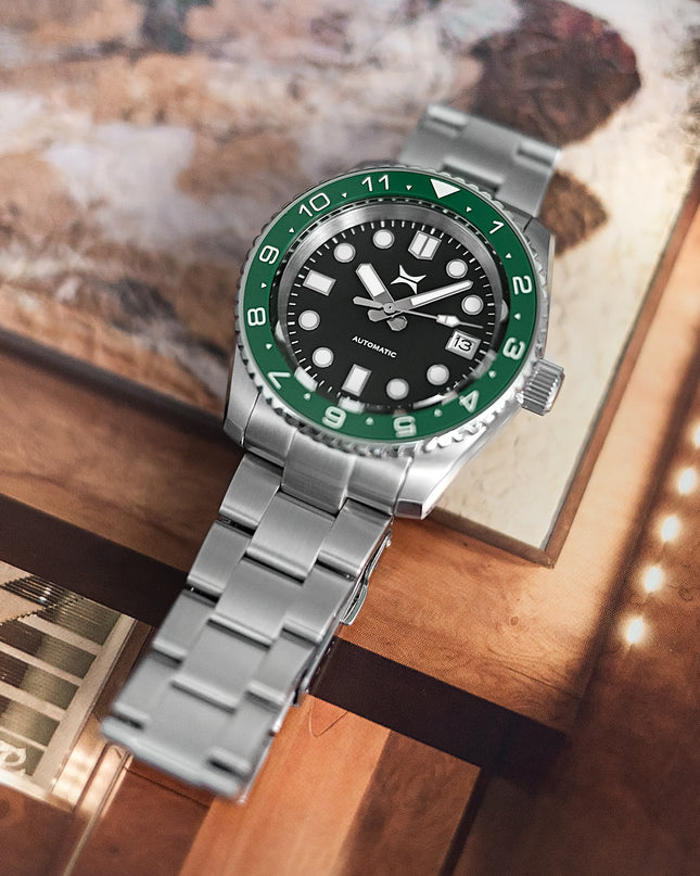 FM-4 Dual Time Green